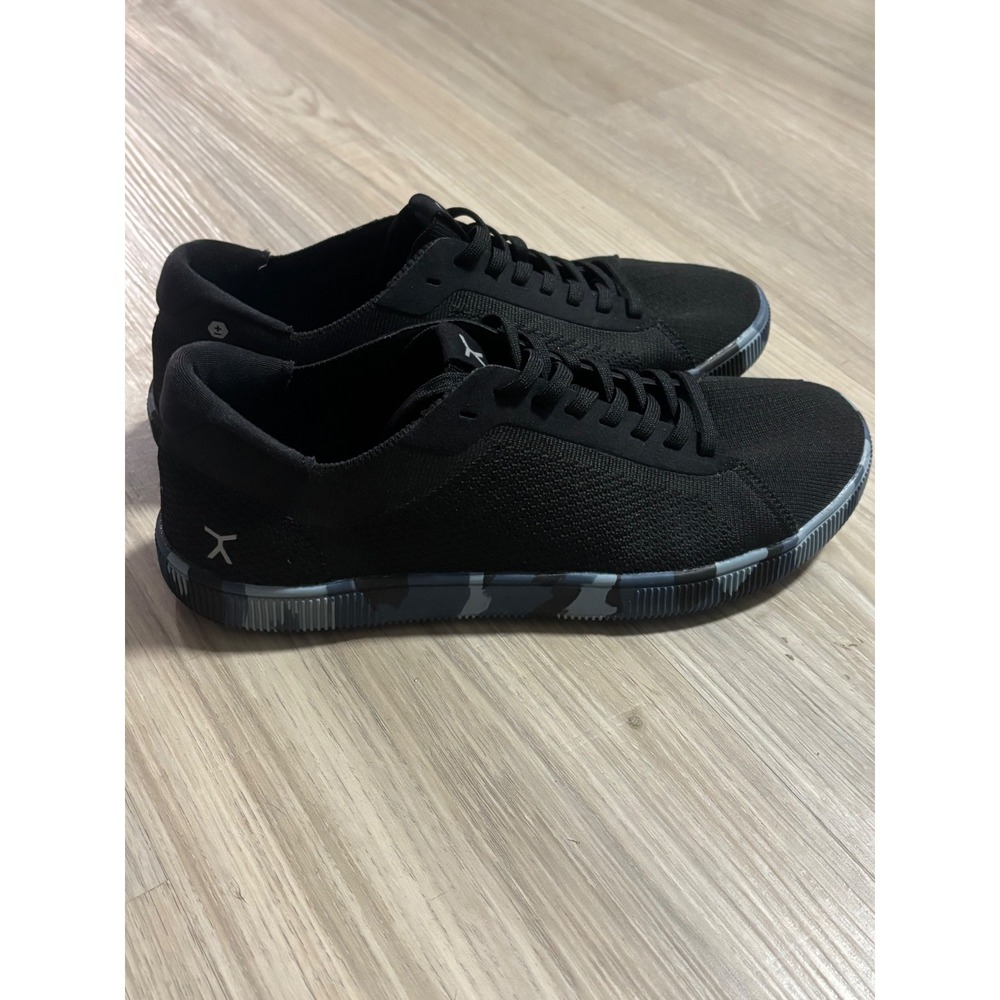 Flux Footwear Adapt Knit Sneakers Black Camo Outsole Mens 8 Womens 9